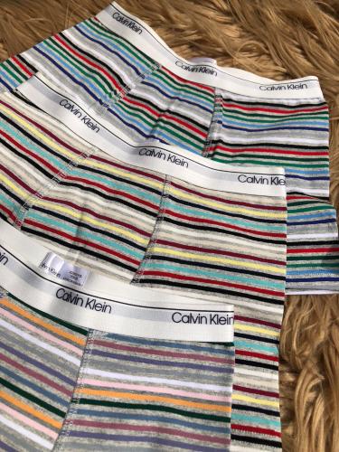 Boxer de Niño Calvin Klein Rayado - Miniatura 7