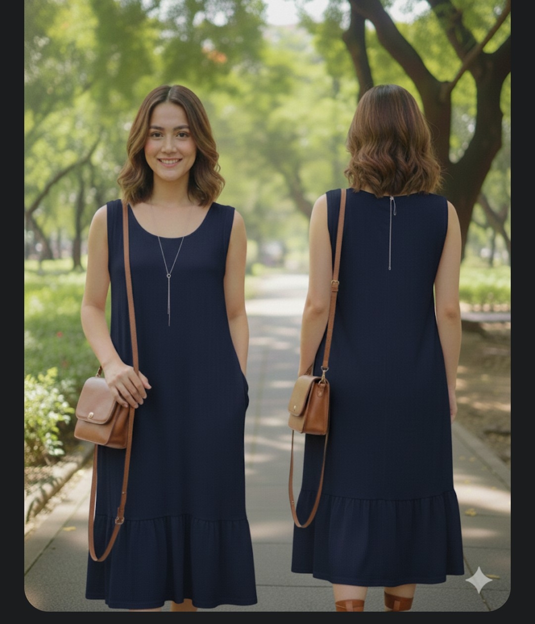 Vestido Lino Liso - Imagen 2