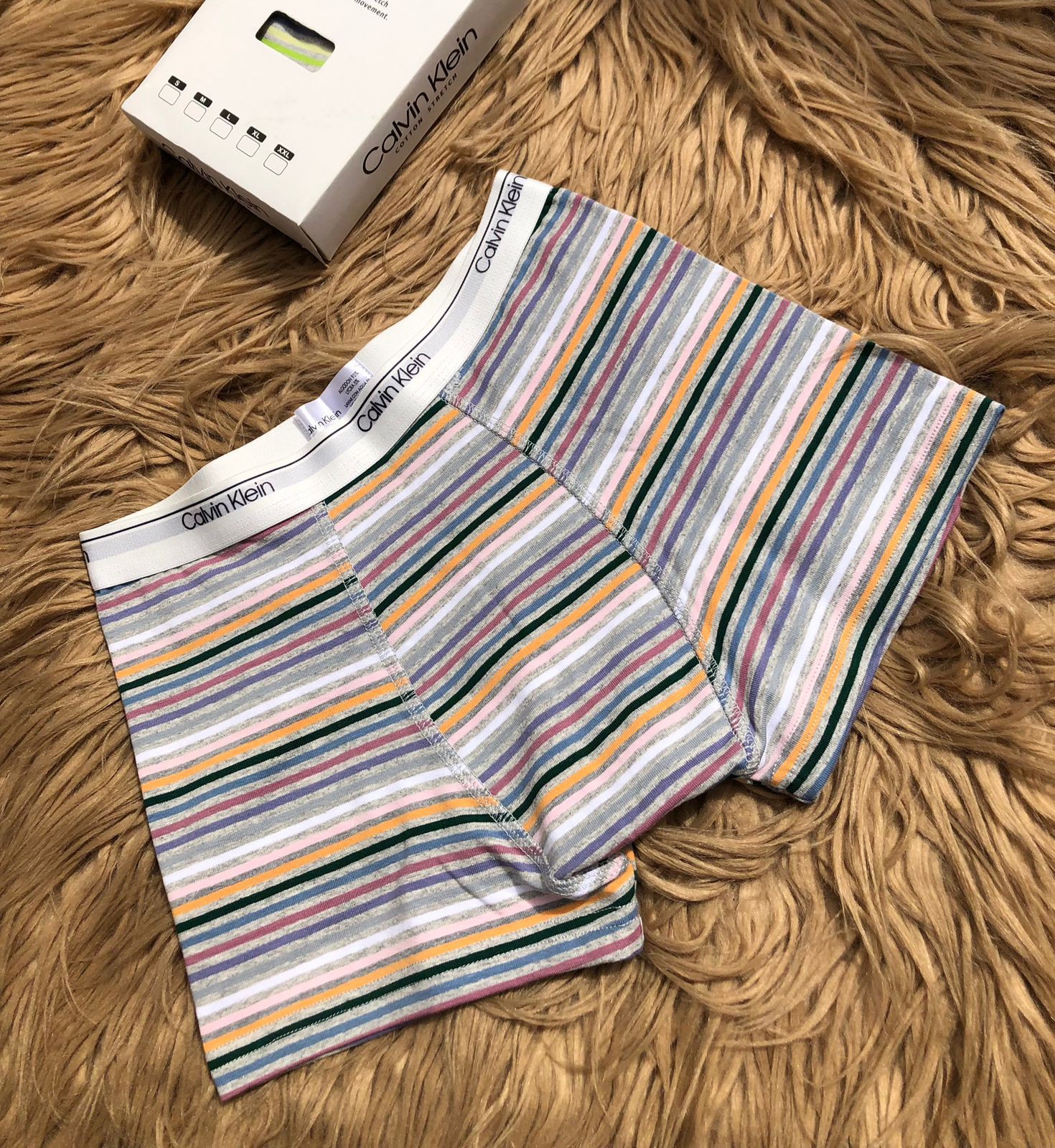 Boxer de Niño Calvin Klein Rayado - Imagen 4