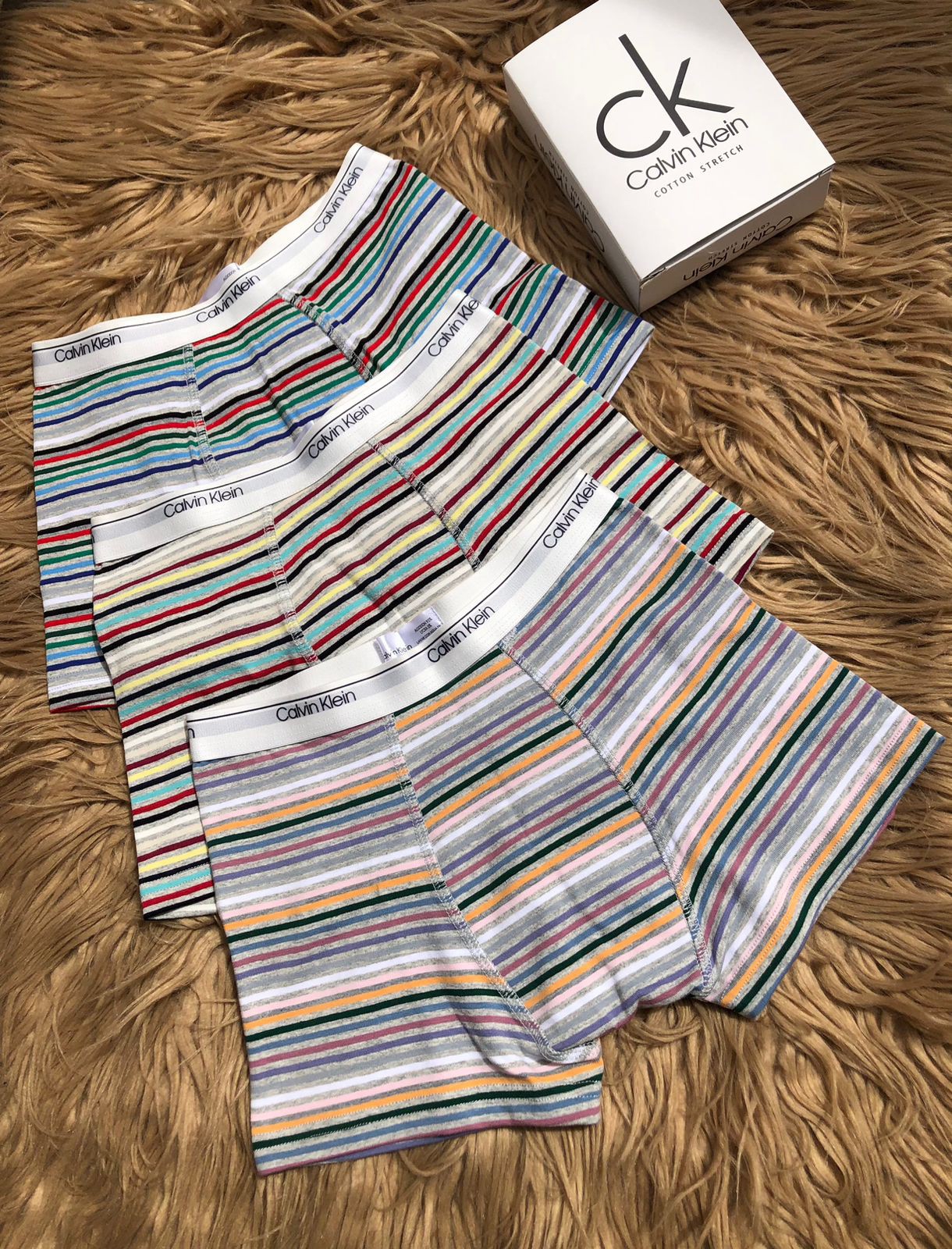 Boxer de Niño Calvin Klein Rayado - Imagen 9