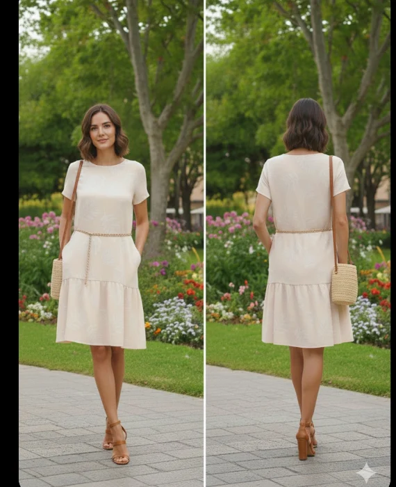 Vestido Lino Cey Corto