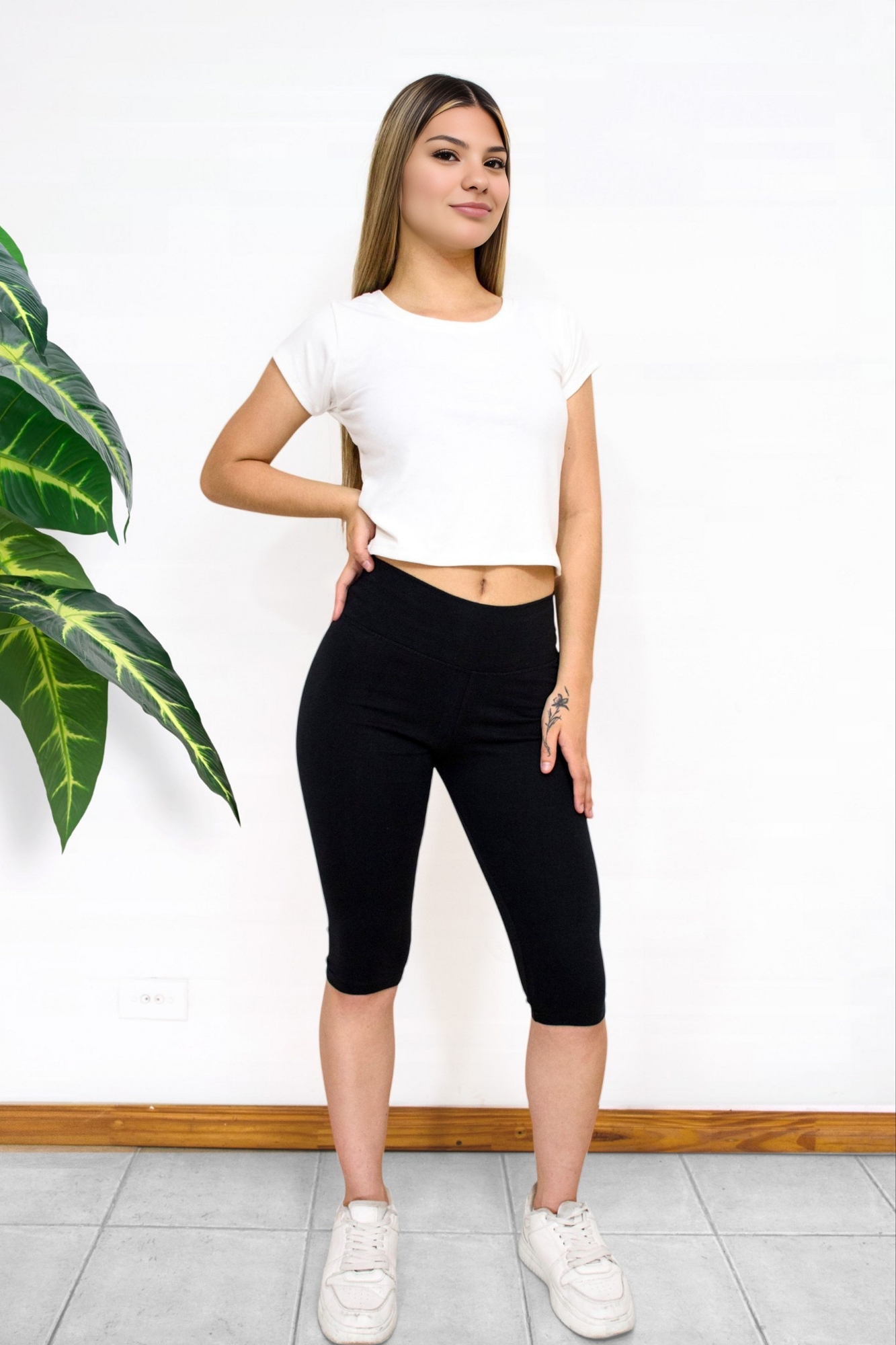 Capri de Algodón con Lycra - Imagen 2