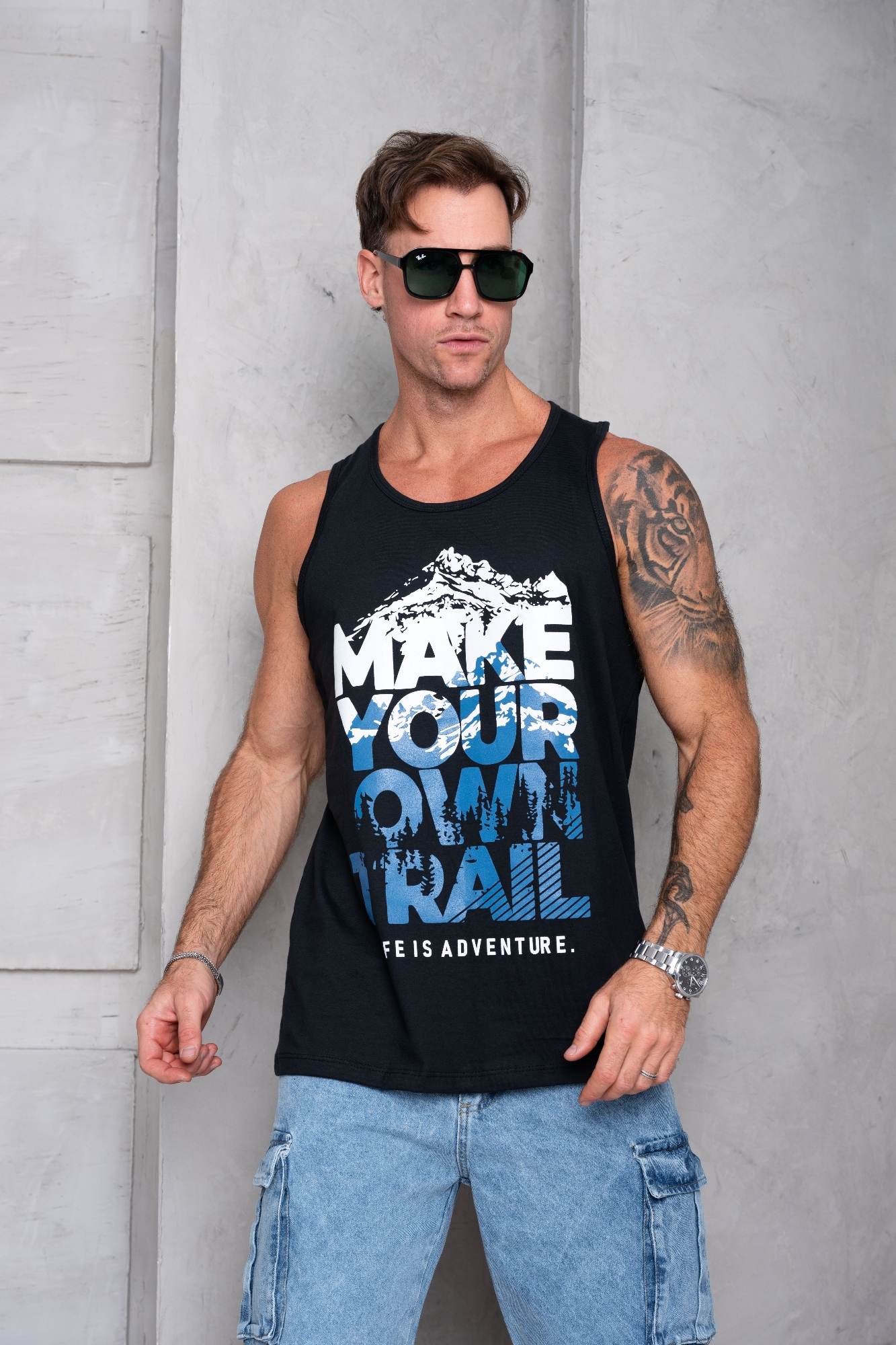 Musculosas Hombre Algodón Peinado Premium - Imagen 9