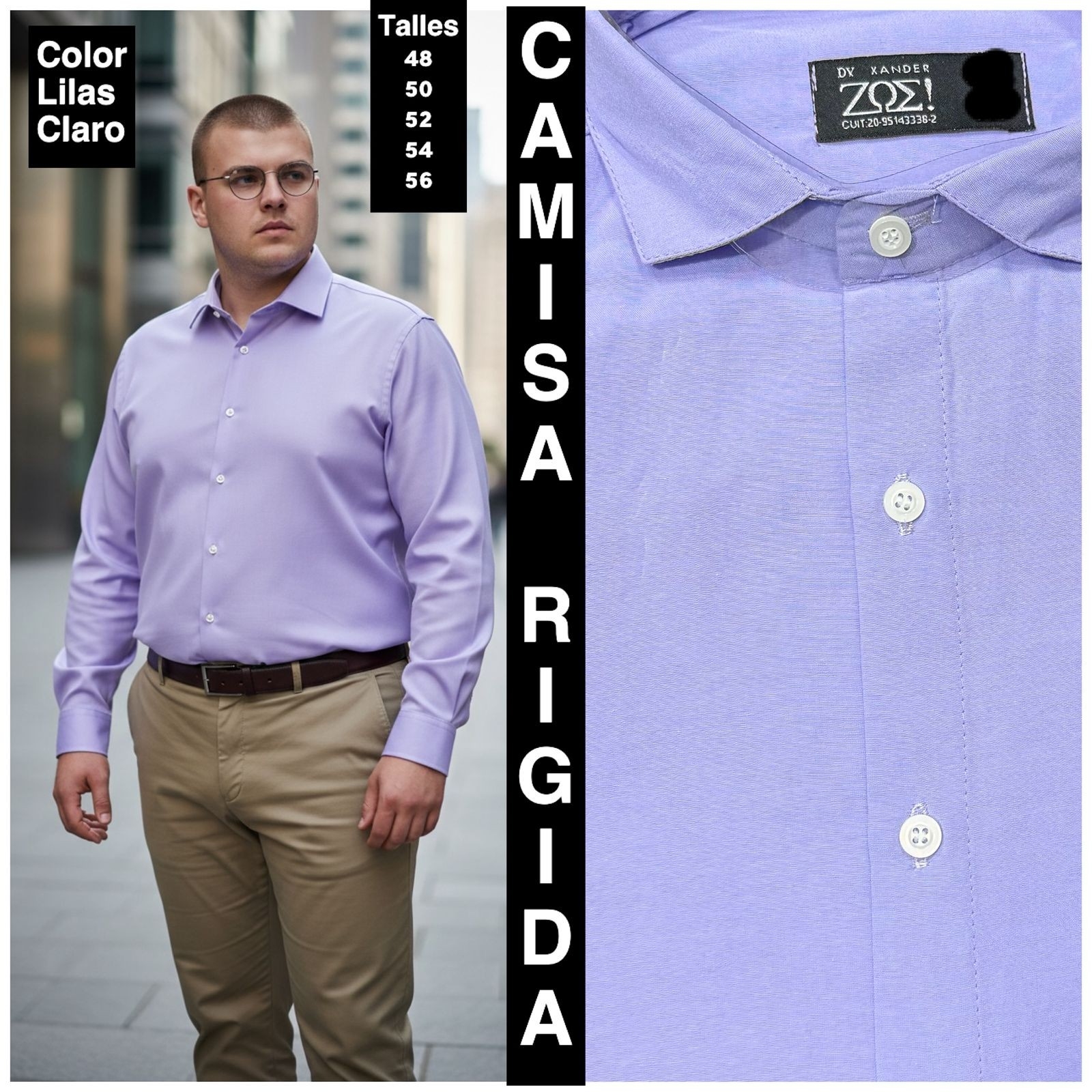 Camisas Lisas Talles Especiales - Imagen 7