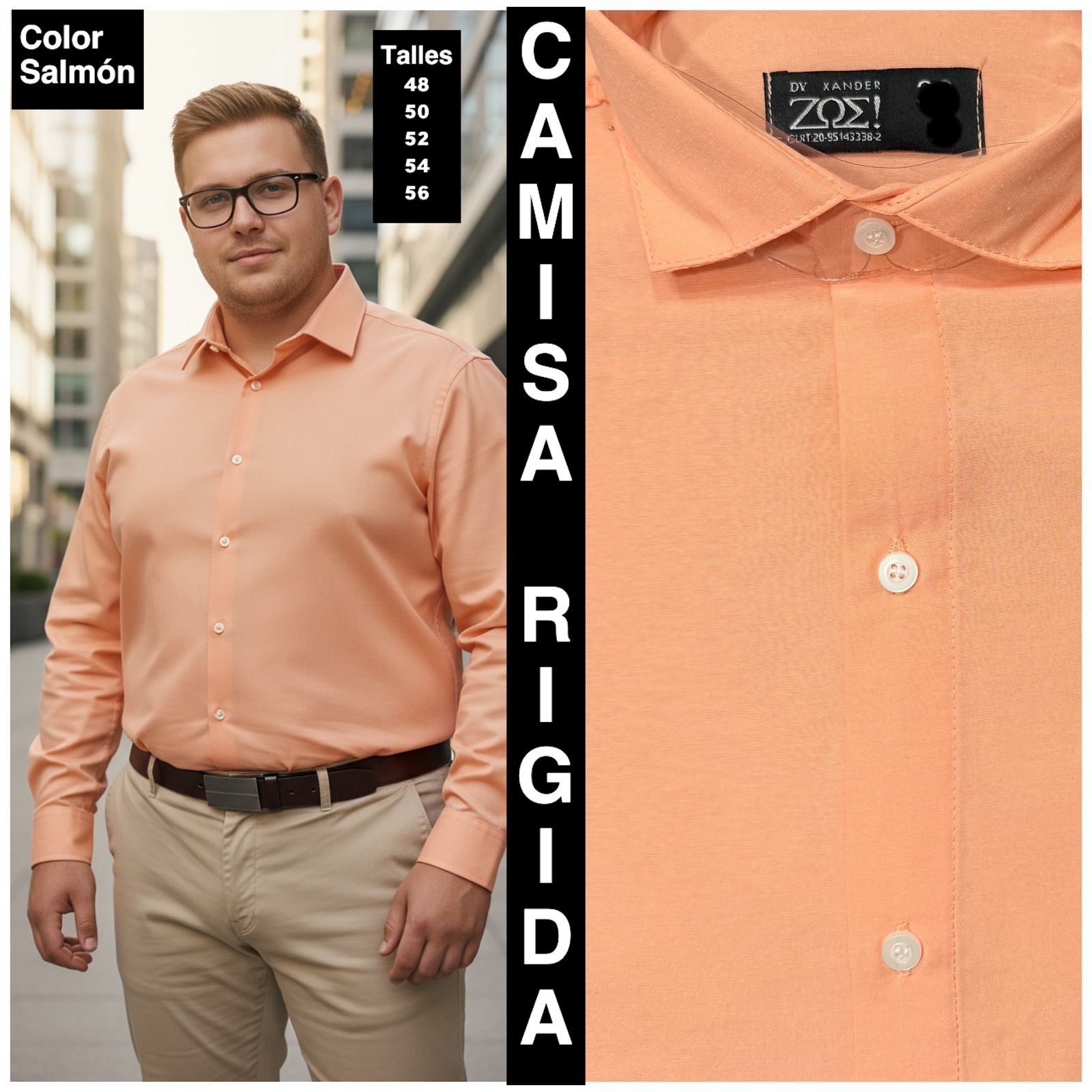 Camisas Lisas Talles Especiales - Imagen 8
