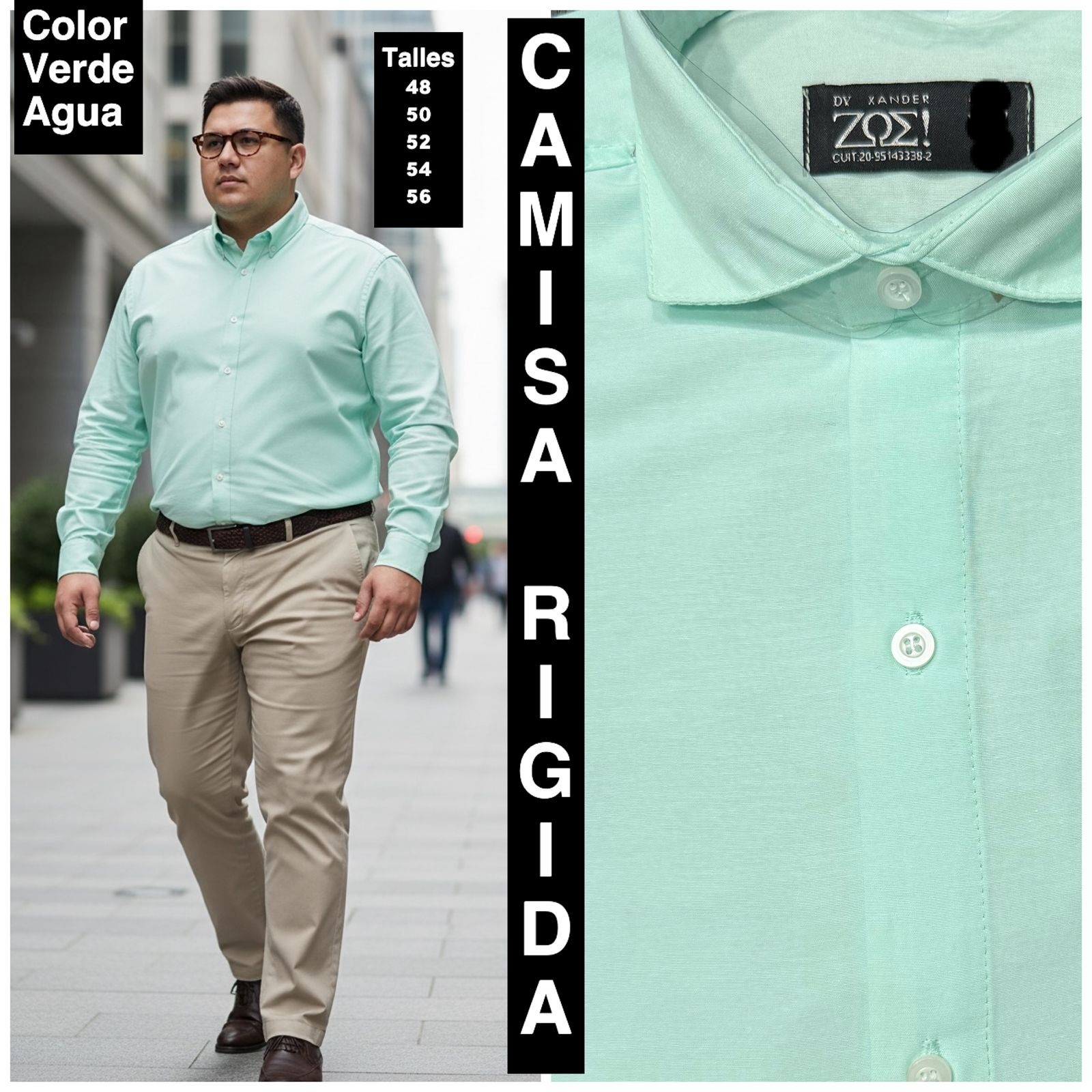 Camisas Lisas Talles Especiales - Imagen 9