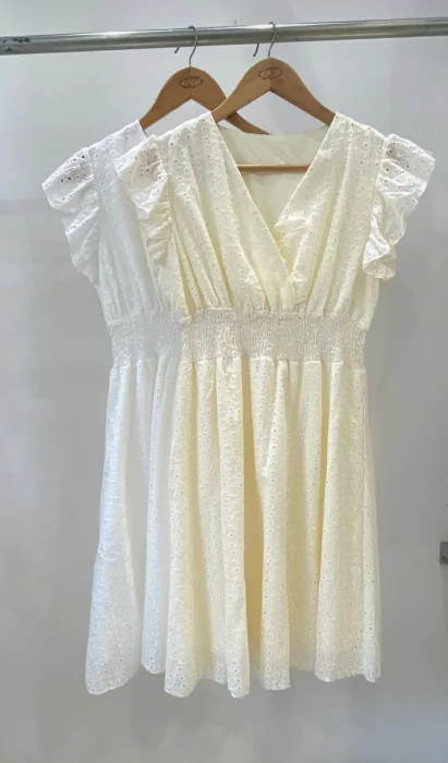 Vestido con Vuelos Brodery Importado