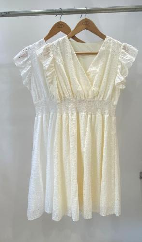 Vestido con Vuelos Brodery Importado