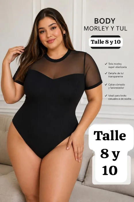 Bodys Talles 8 y 10  Grandes Reales