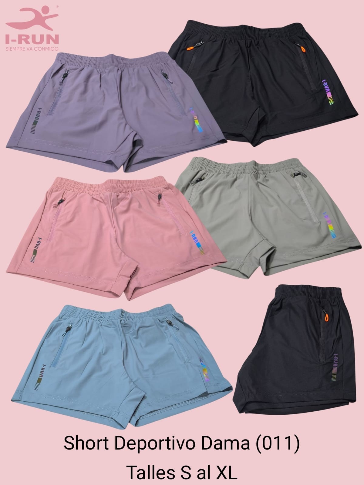 Short Deportivo Dama I Run - Imagen 3