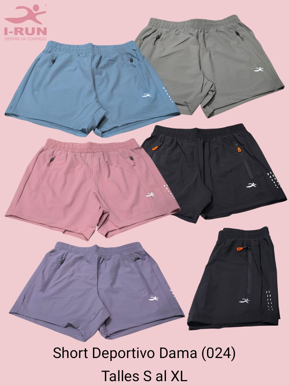 Short Deportivo Dama I Run - Imagen 2