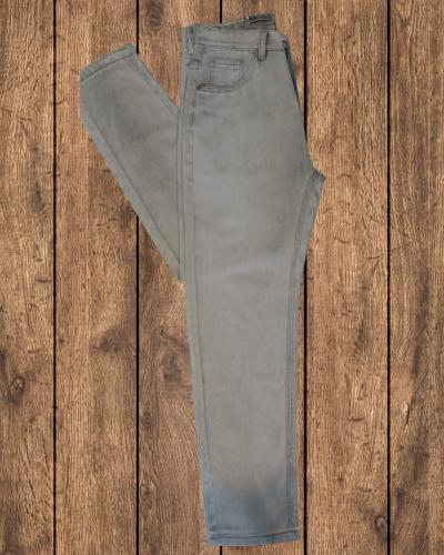 Pantalon Jeans Gris Recto - Miniatura 4