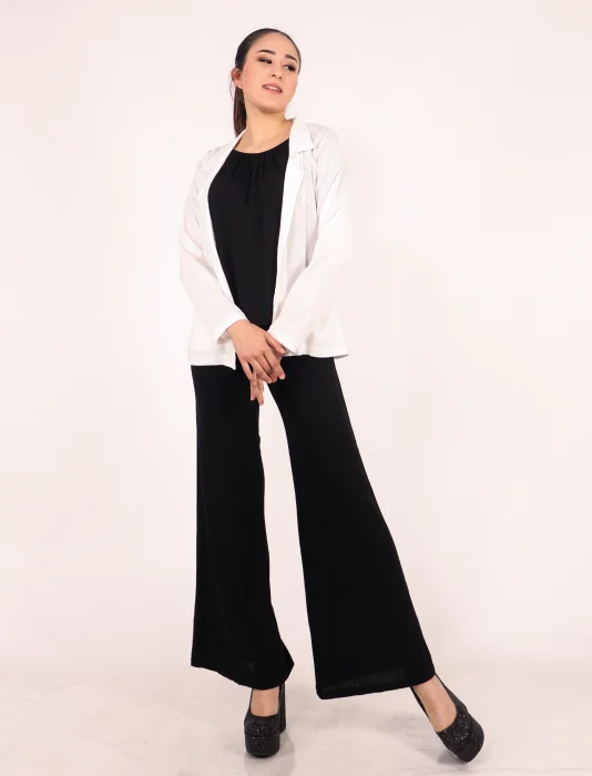 Pantalon Oxford Lino Slub con Spandex