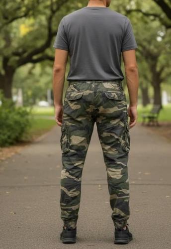 Pantalón Cargo Camuflado - Miniatura 2