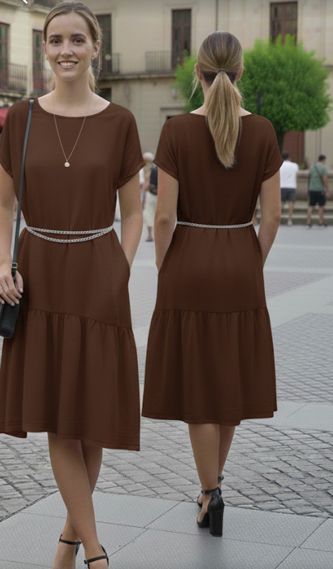 Vestido Lino Liso - Imagen 2