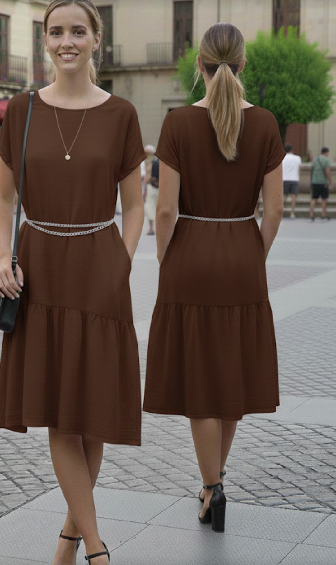 Vestido Lino Liso - Imagen 3