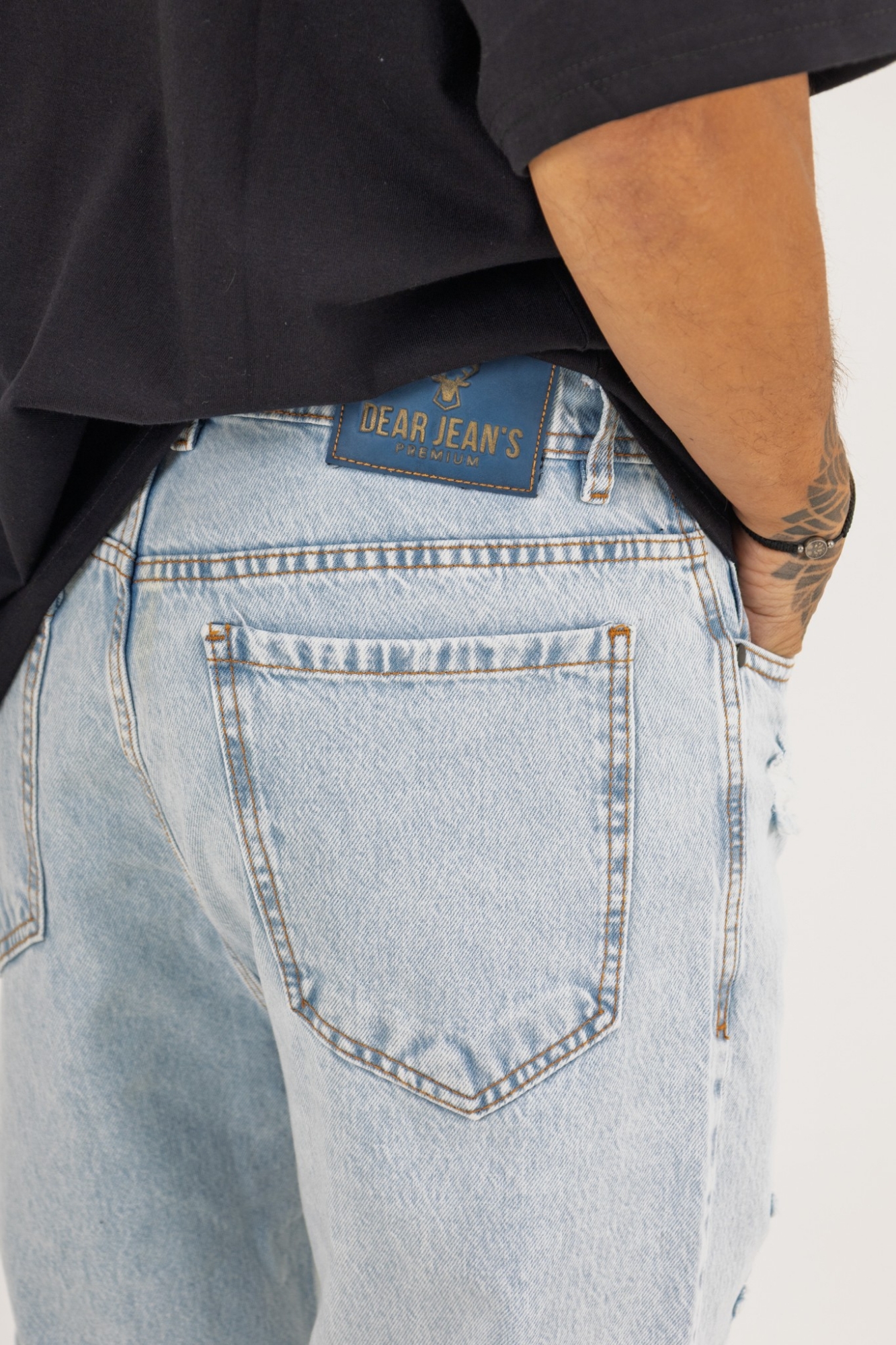 Jeans Bagi Clasic de Hombre Art Galactico - Imagen 5