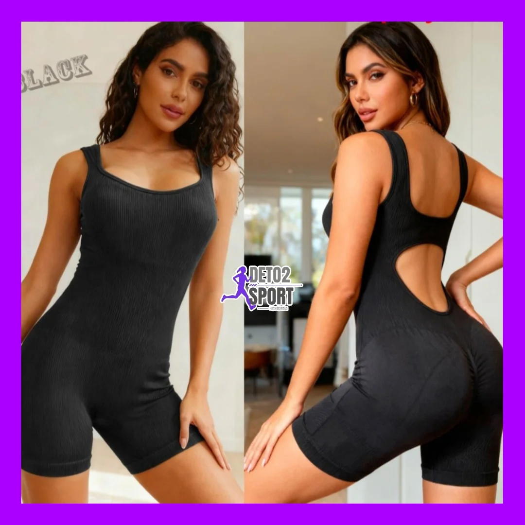 Catsuit Seamless Negro Morley - Imagen 1