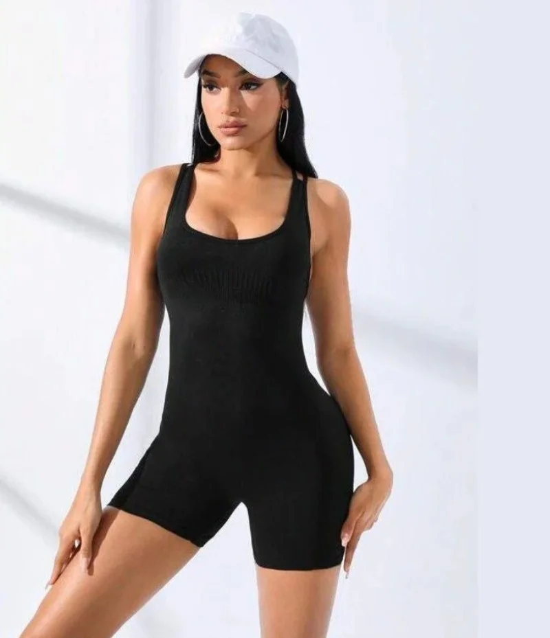 Catsuit Seamless Negro Morley - Imagen 2
