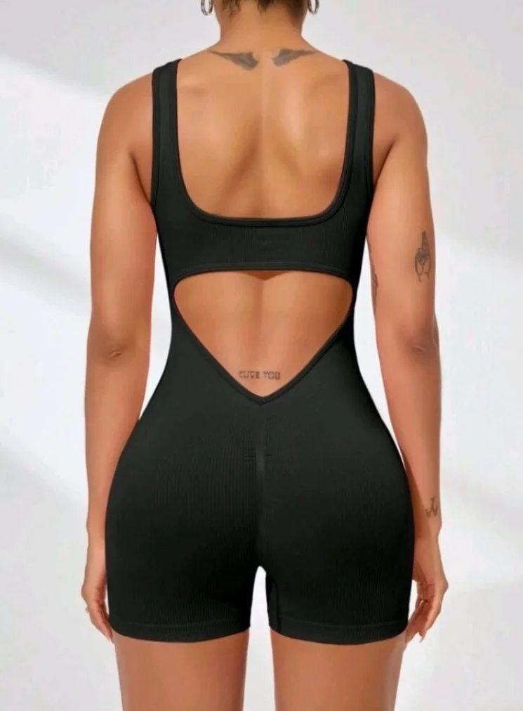 Catsuit Seamless Negro Morley - Imagen 6