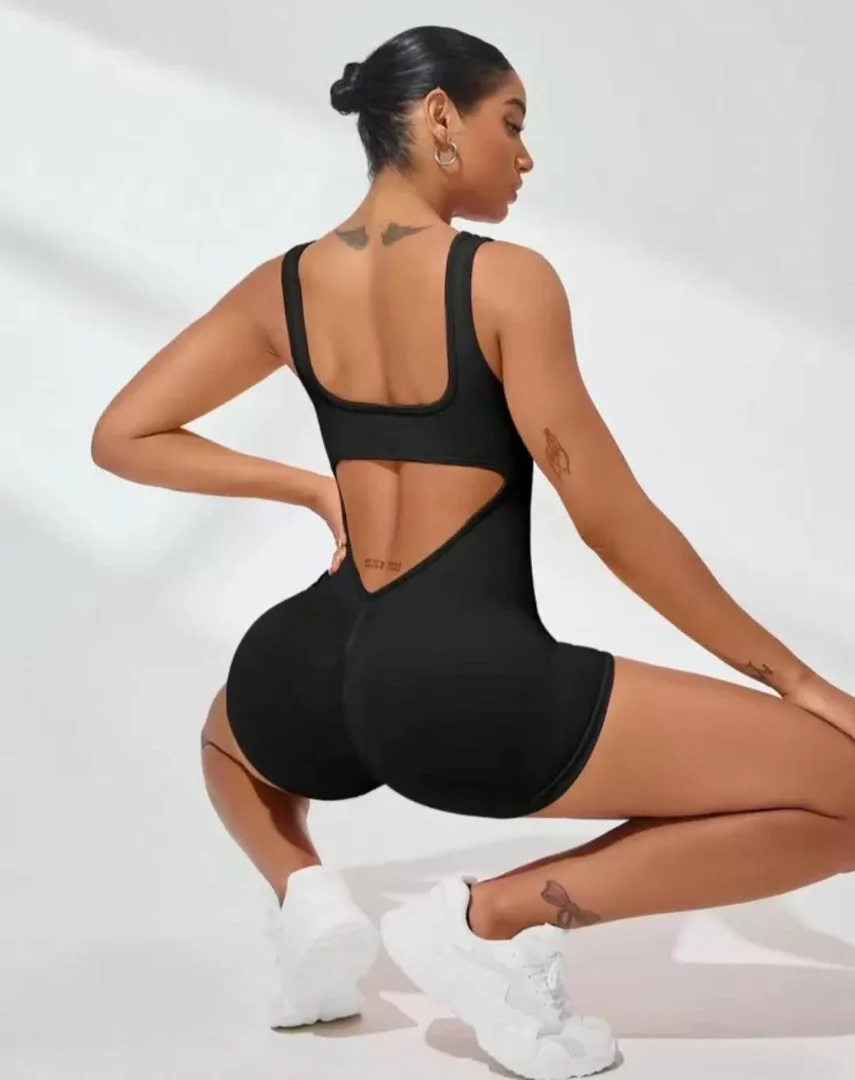 Catsuit Seamless Negro Morley - Imagen 7