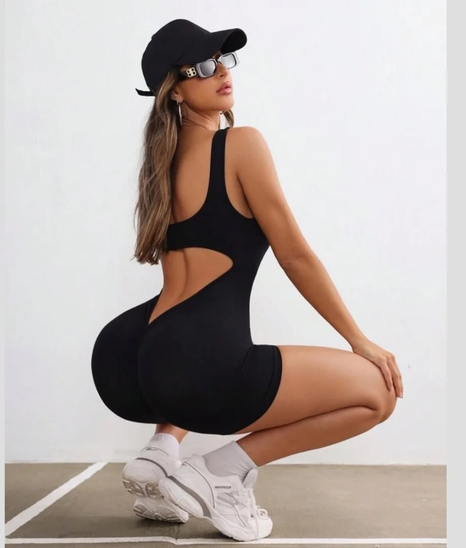 Catsuit Seamless Negro Morley - Imagen 8