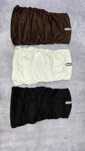 Vestidos Frunce Microfibra
