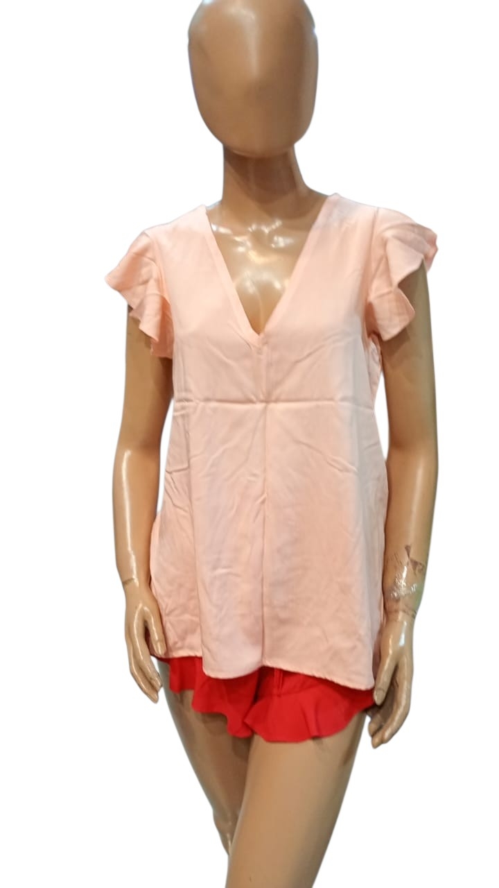 Blusa Fibrana con Volados - Imagen 3