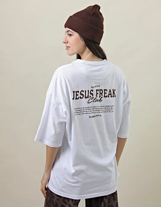 Remera Over King Of King Blanco