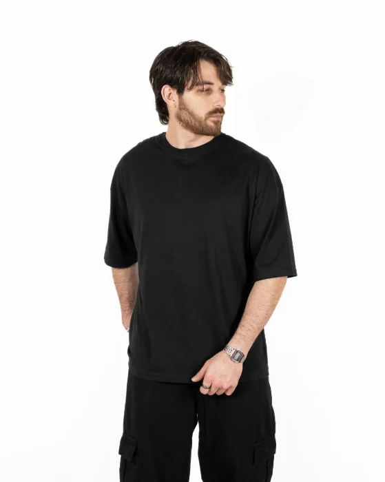 Remera Oversize Lisa Negro