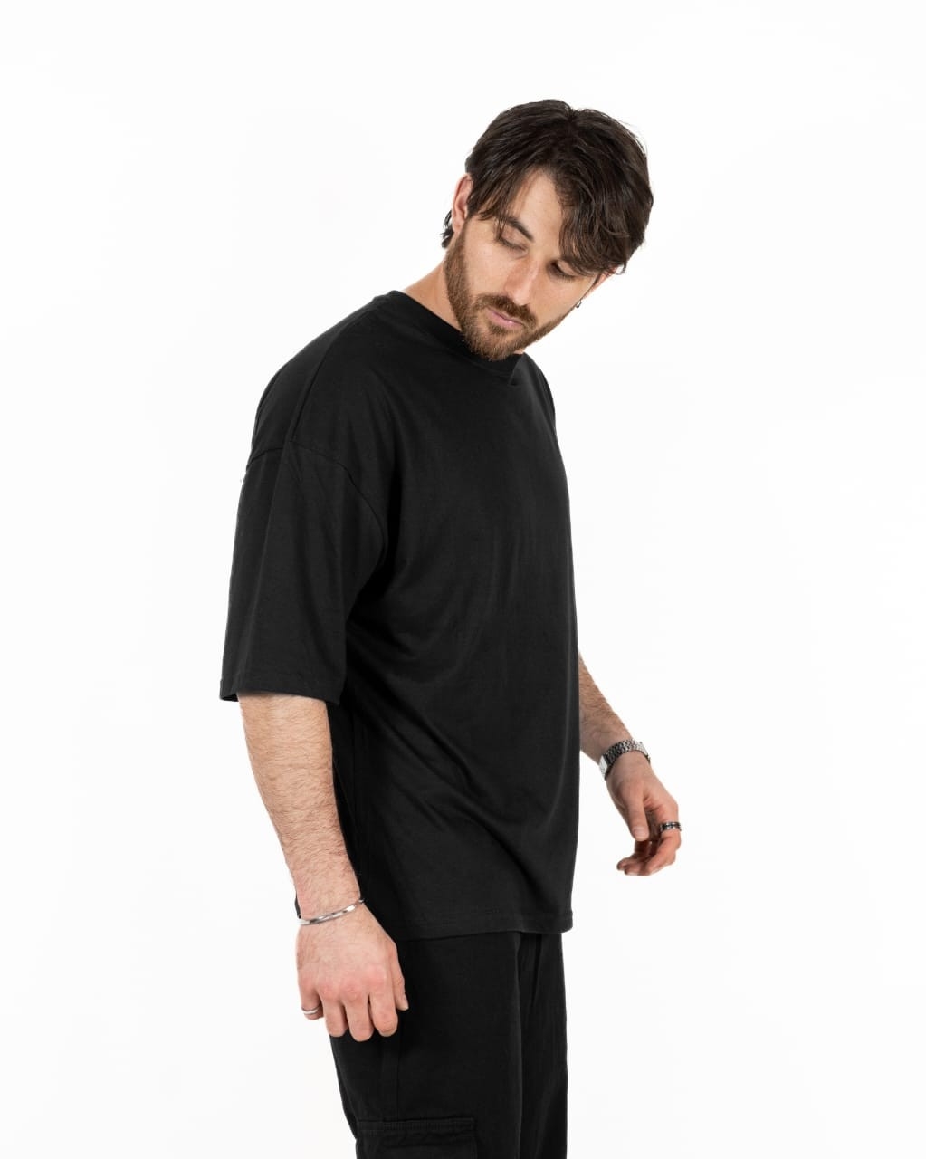 Remera Oversize Lisa Negro - Imagen 3