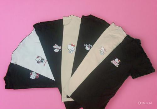 Remeras Surtidas Hello Kitty