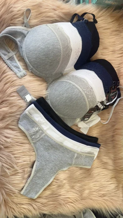Conjunto Soft Algodón con Puntilla