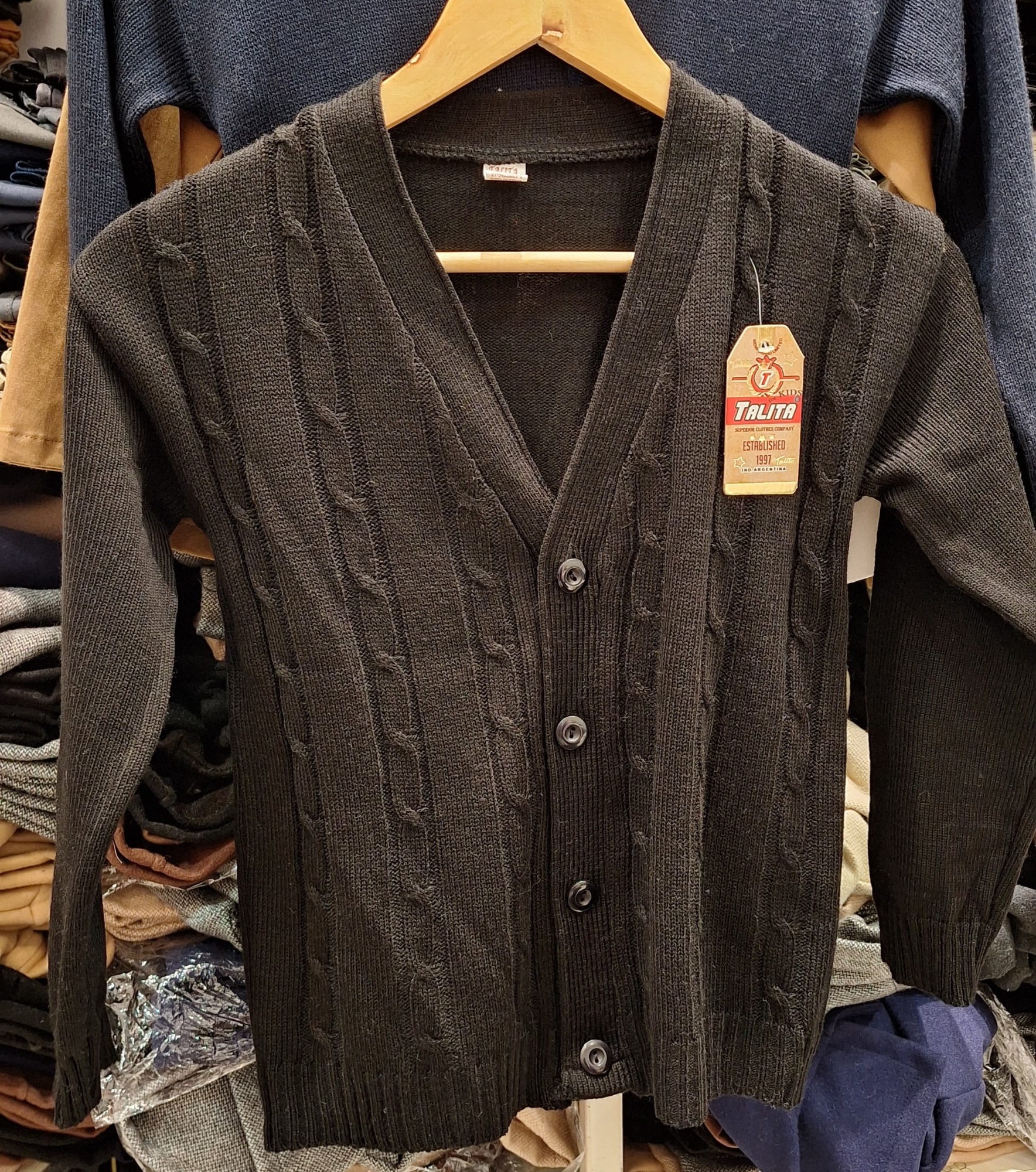 Cardigan Trenza Niños - Imagen 3