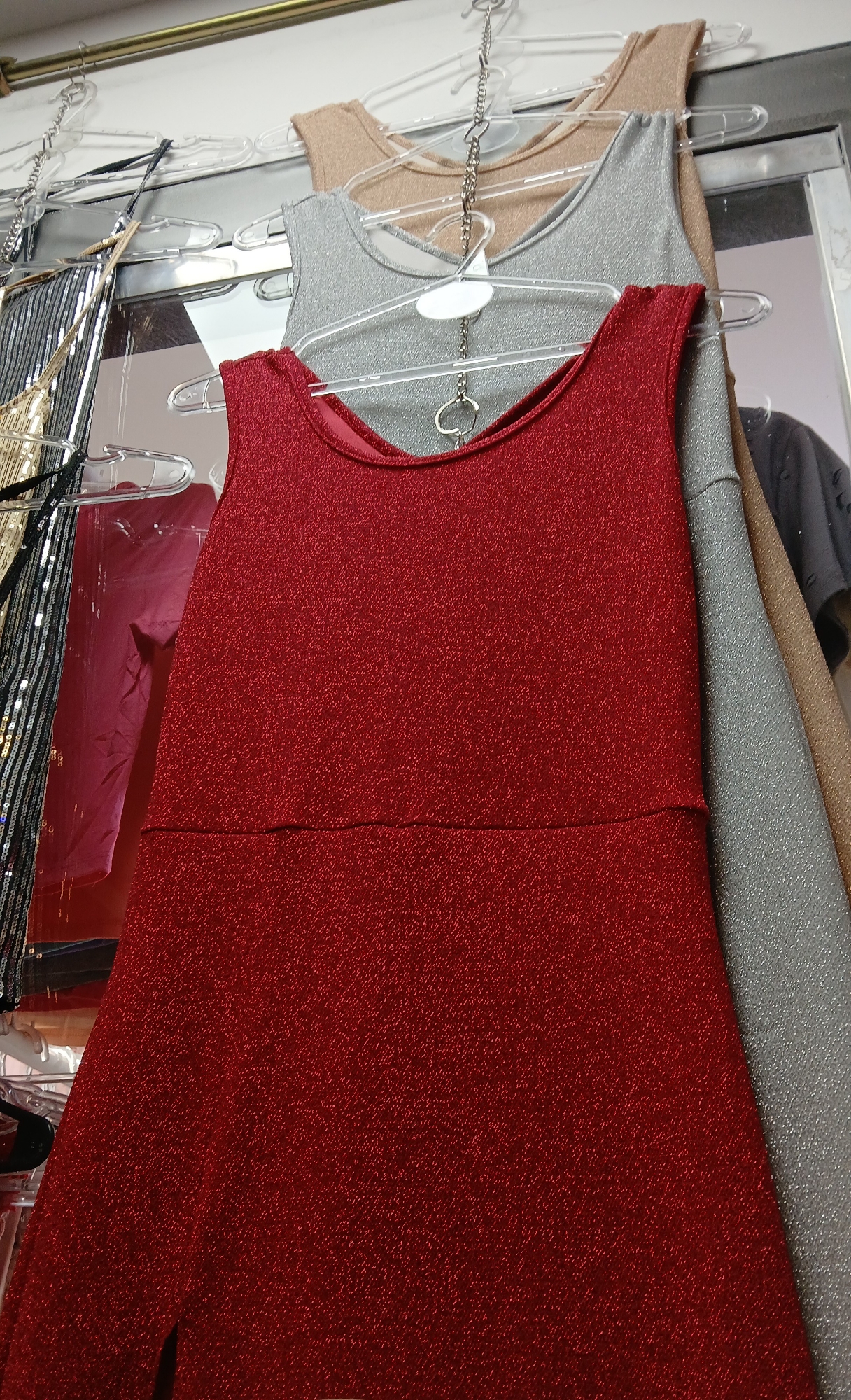 Vestido Largo de Lurex con Forro Interno - Imagen 3
