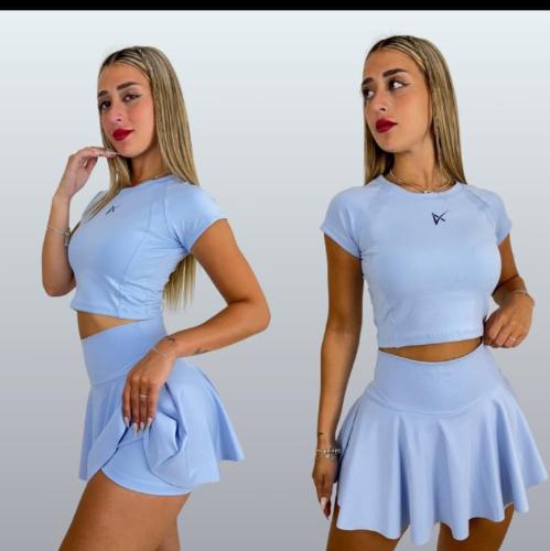 Conjunto Short Pollera