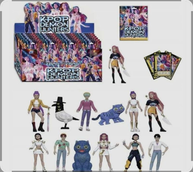 Guerreras K Pop Demon Hunter sobre Sorpresa Muñeco + Cartas - Imagen 1