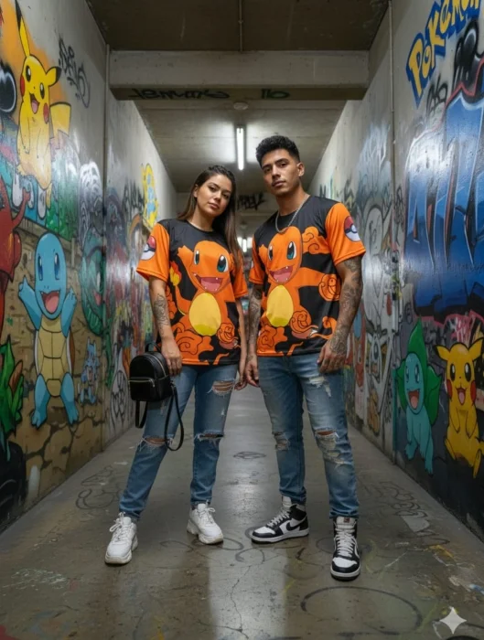 Remeras Pokémon. Chaander