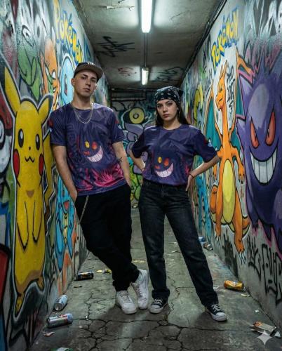 Remeras Pokémon. Gengar