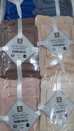 Set Toallones Secado Rapido Goldsun 3 Piezas - Miniatura 2