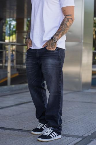 Pantalon  Mom Gris Oscuro - Miniatura 2