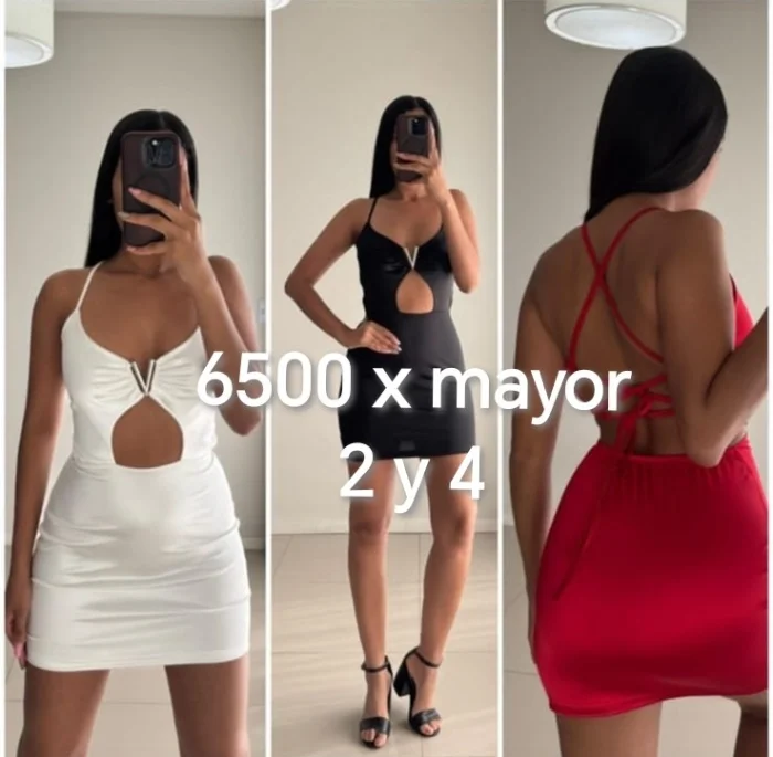 Vestido Saten con Hebilla