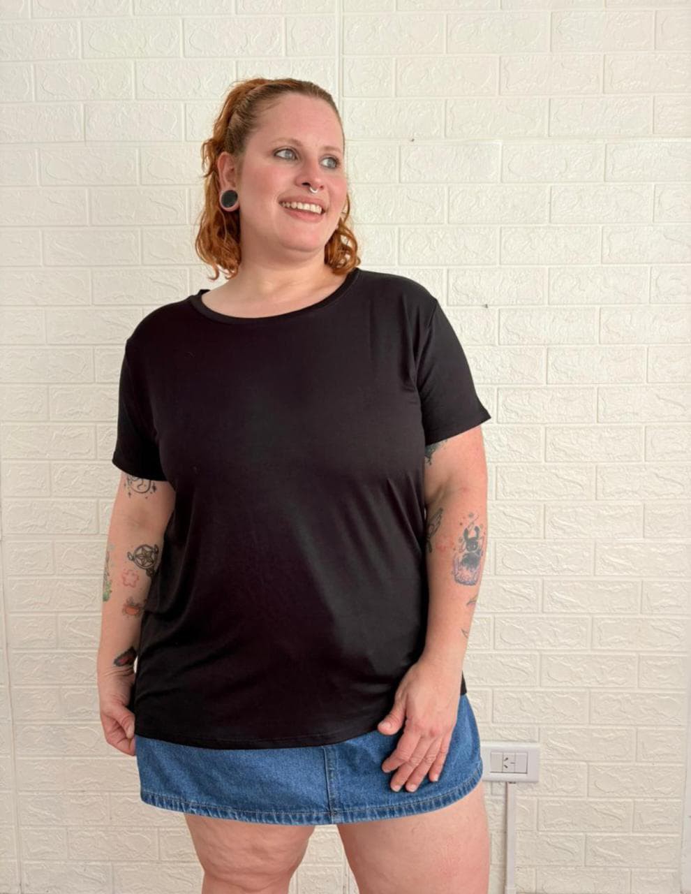 Remera Clásica Modal Viscosa Talle Especial - Imagen 2