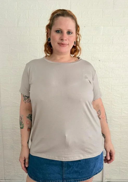 Remera Corte Clásico Modal Viscosa