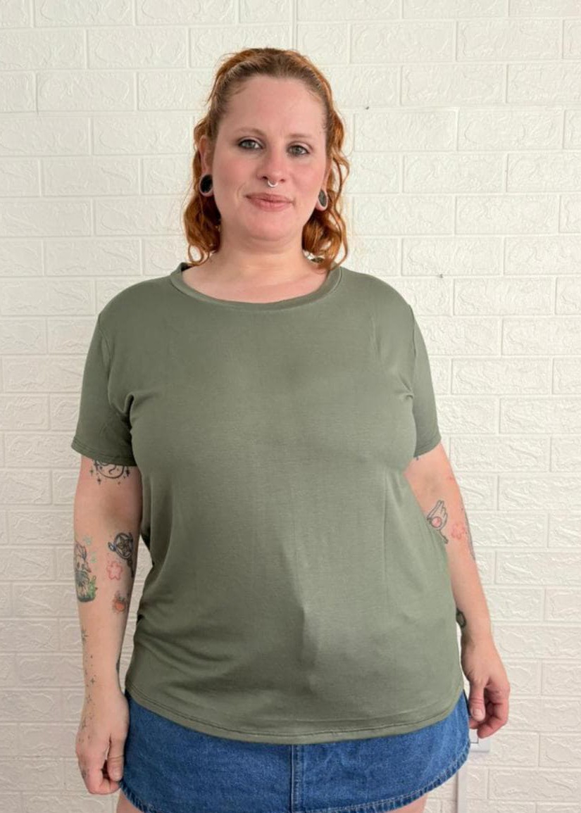 Remera Corte Clásico Modal Viscosa - Imagen 2