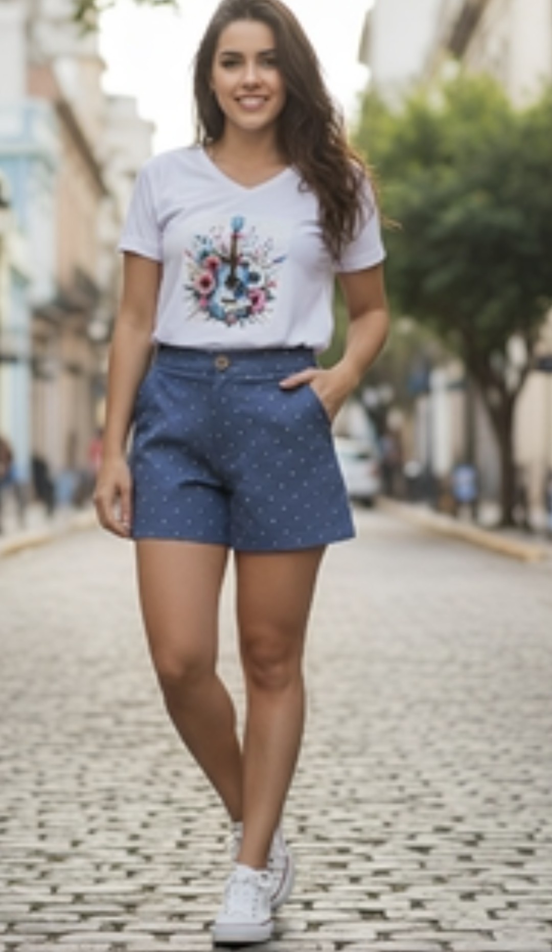 Remeras Estampadas Cuello V - Imagen 2