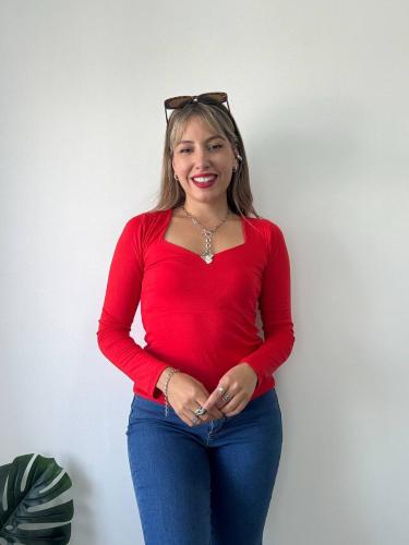 Camiseta Escote Espejo Corazon - Miniatura 3