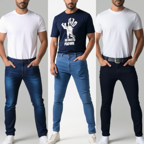 Jeans de Hombre Semichupin Elastizado