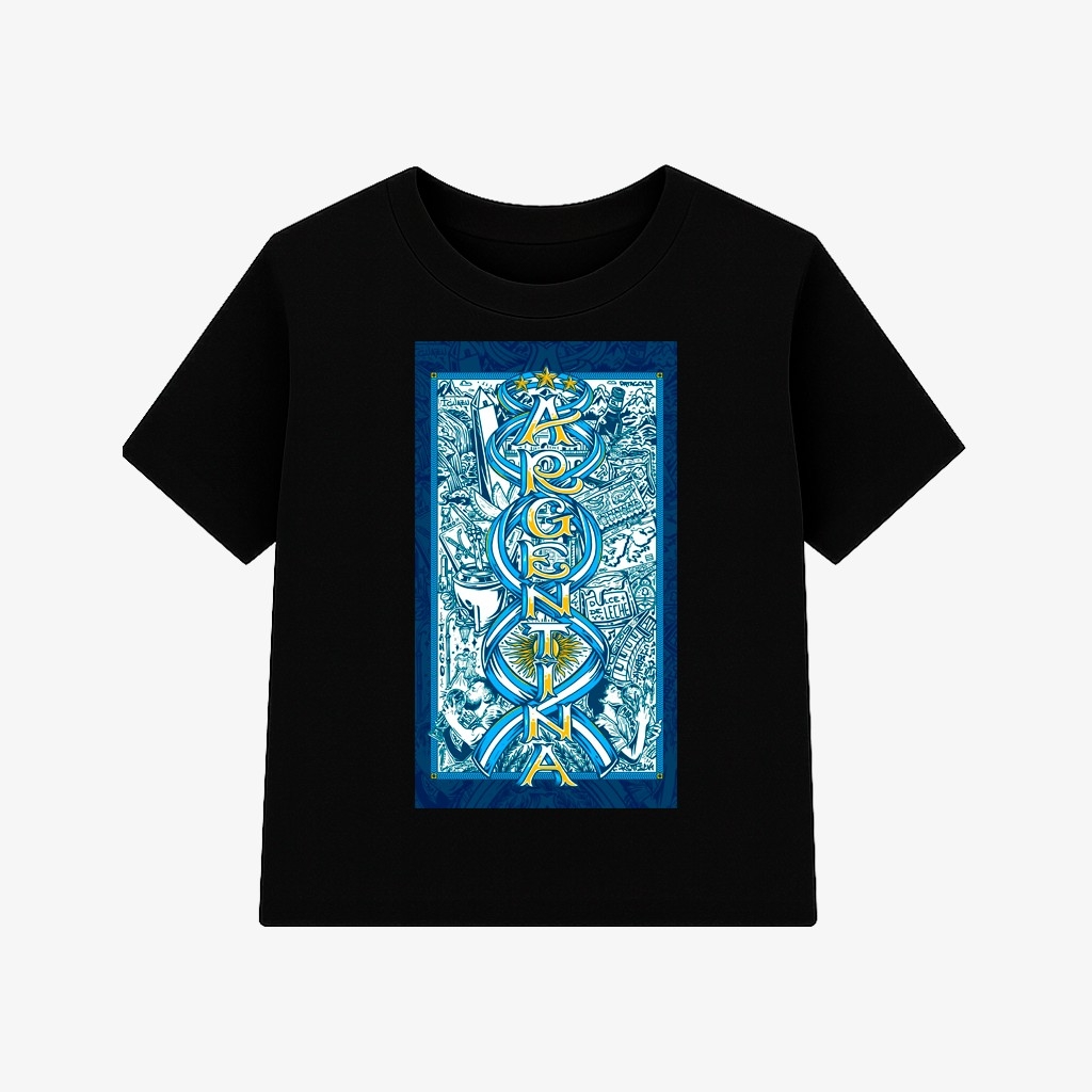 Remera "argentina" Algodon Peinado - Imagen 2