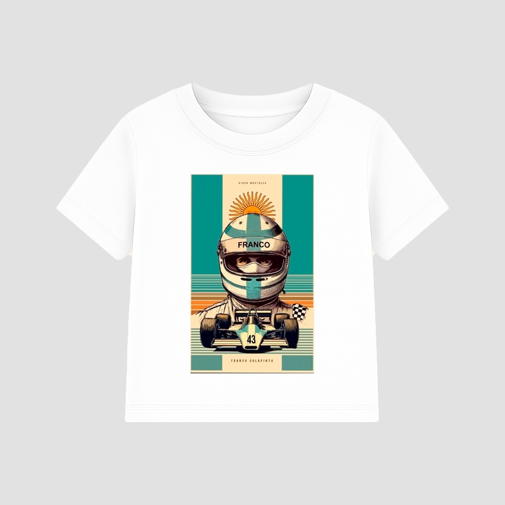 Remera Algodón Peinado Franco Colapinto - Imagen 3